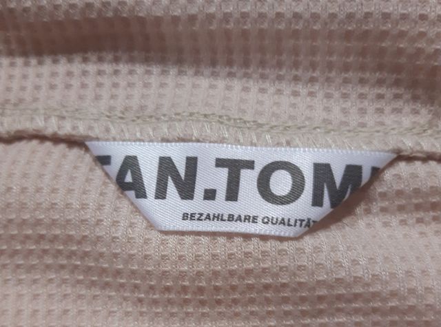 Camiseta TAN.TOMI manga larga mujer beige