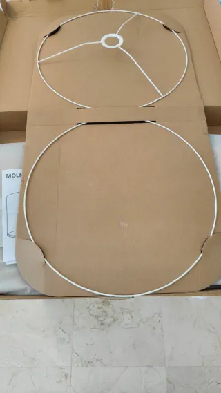 Lámpara Ikea Molnskikt + Sunneby (2 unidades)