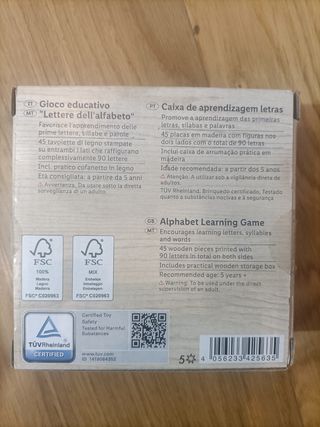 Juego aprendizaje letras Playtive 5+