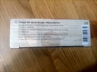 Juego aprendizaje letras Playtive 5+