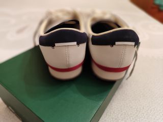 Zapatillas Lacoste Aura Blancas y Rojas