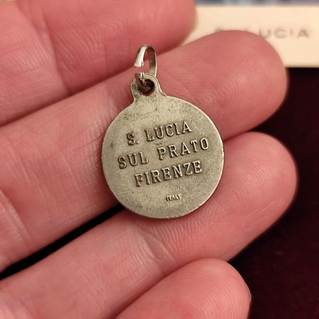 Medaglietta Santa Lucia + 2 Santini