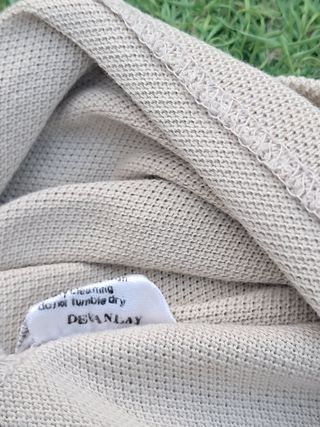 Polo Lacoste Vintage Beige Hombre