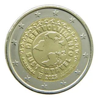 Moneda Conmemorativa Portugal 2025 Desarrollo Sost
