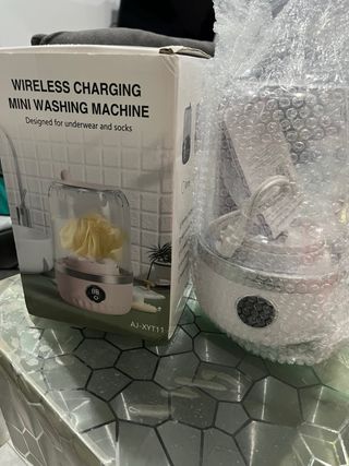 Mini lavadora portátil carga inalámbrica