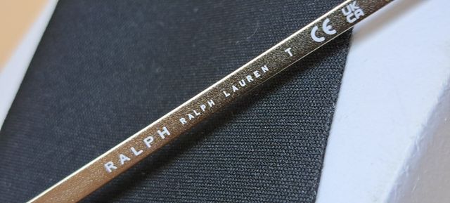 Gafa montura Ralph Lauren dorada y Negro