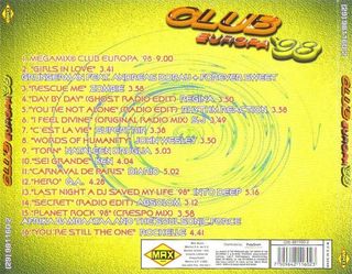 Club Europa '98 CD Compilatorio