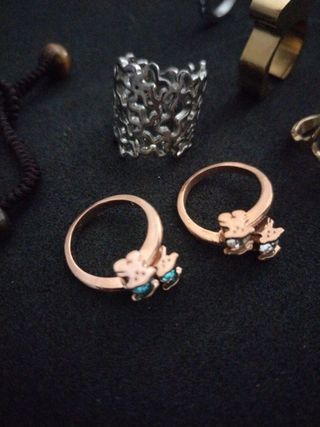 Conjunto de Anillos y Pulsera