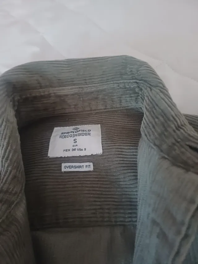 Camisa Springfield Pana Verde Oliva Talla M