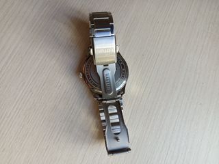 Reloj Lotus Hombre Negro y Plateado