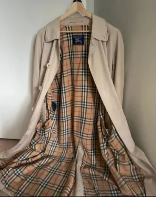 Gabardina Burberrys Vintage Beige