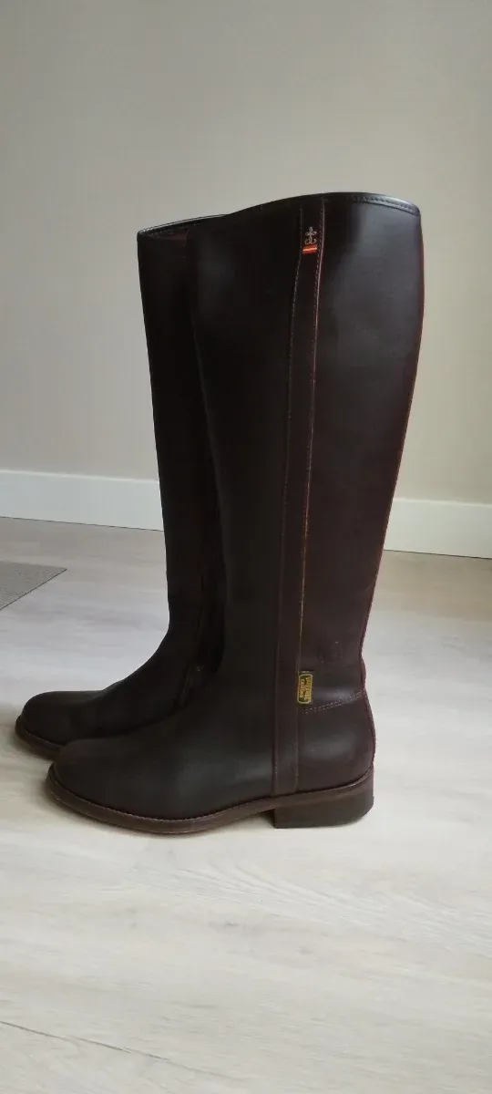 Botas Valverde Camino Piel Talla 37, color marrón