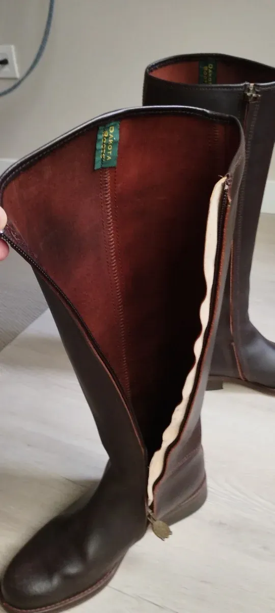 Botas Valverde Camino Piel Talla 37, color marrón