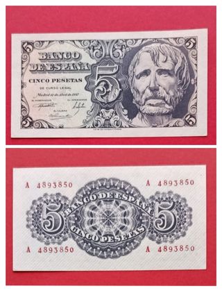 Serie A SC 5 Pesetas 1947 Seneca sin circular 