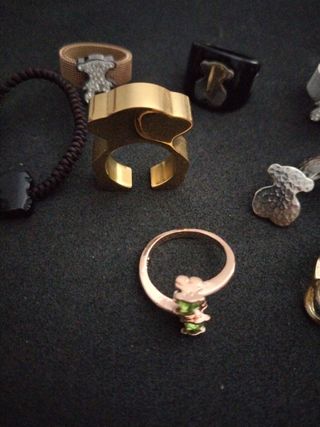 Conjunto Joyas: Anillos, Pulsera y Pendientes