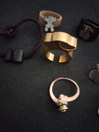 Conjunto Joyas: Anillos, Pulsera y Pendientes