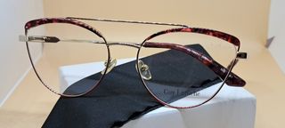 Gafa montura Guy Laroche Doradas y Rojas