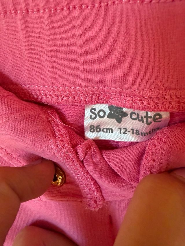 Pantalón bebé niña rosa