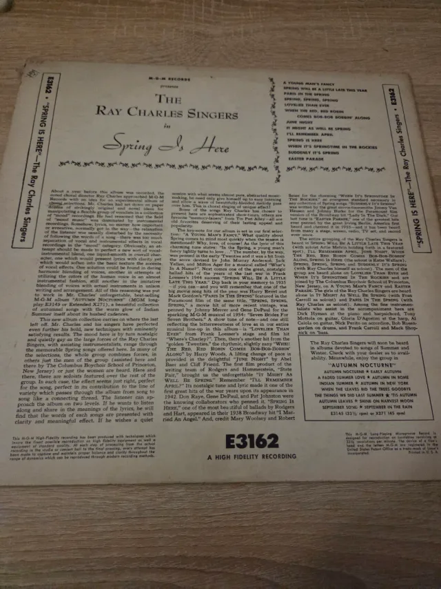 Vinilo The Ray Charles Singers Spring Is Here