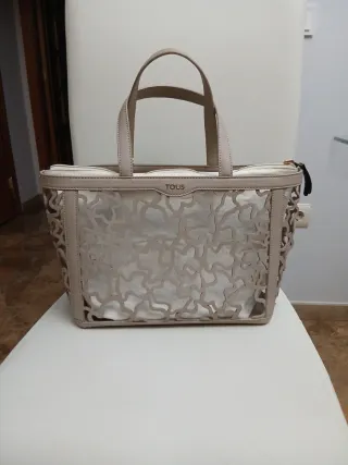 Bolso Tous Beige y Blanco