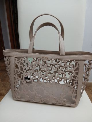 Bolso Tous Beige y Blanco