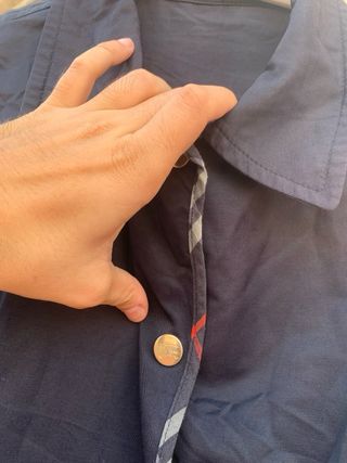 Camisa Burberrys Vintage Talla L Negra
