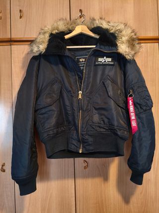 Chaqueta Bomber Alpha Industries CWU-45 Negra