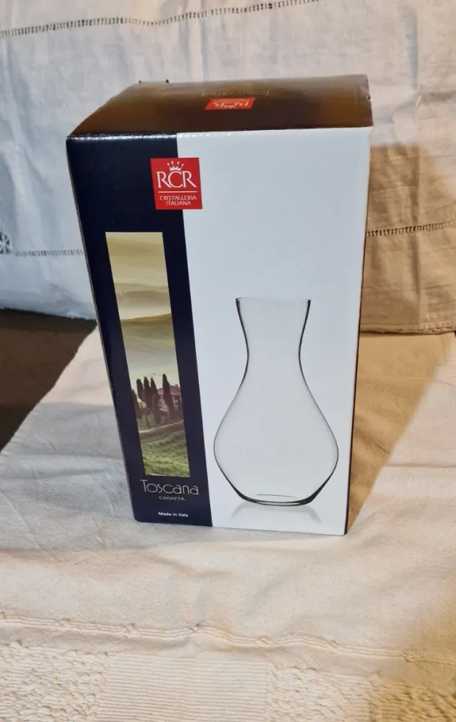 Caraffa Toscana 2 Litri, RCR in cristallo.