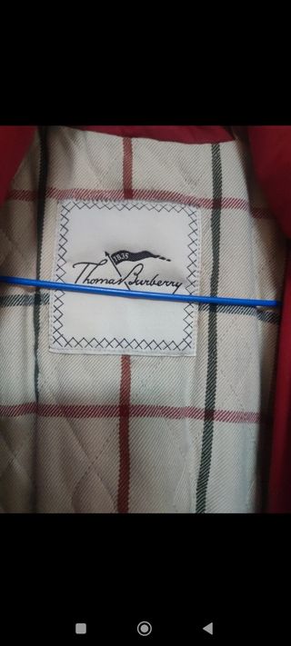 Plumas Mujer Thomas Burberry Roja