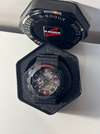Casio G-Shock WR20BAR Reloj Negro/Rojo