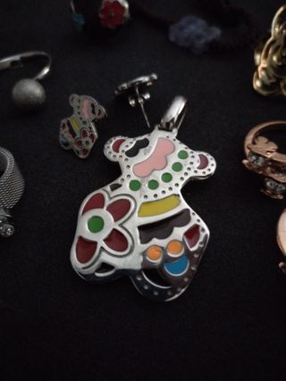 Conjunto Joyas: Anillos, Pendientes, Pulsera y Col