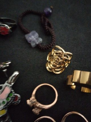 Conjunto Joyas: Anillos, Pendientes, Pulsera y Col