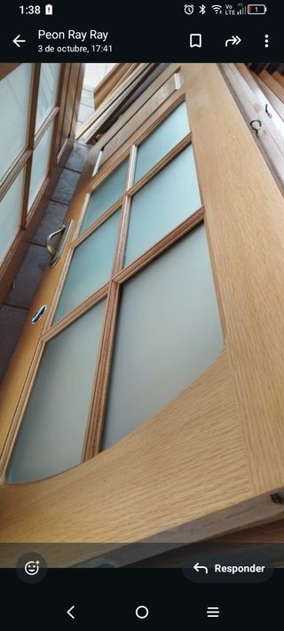 Puertas de madera maciza