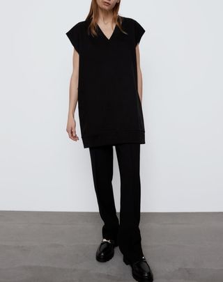 Vestido felpa Zara