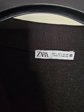 Vestido felpa Zara