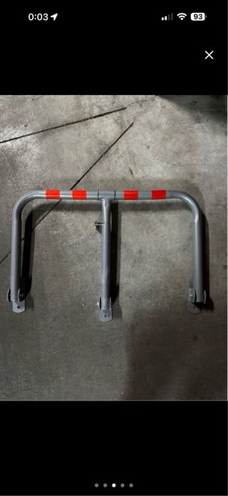 Barrera de garaje seguridad plegable