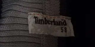 Gorro y bufanda Timberland chico gris 