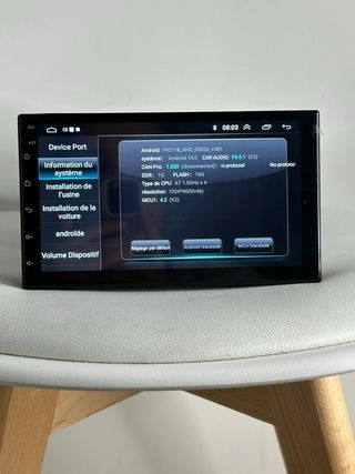 Radio pantalla 7 pulgadas UNIVERSAL