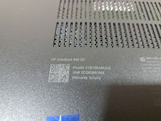 Portátil HP 840 G3 i7 6500U 16GB 256SSD