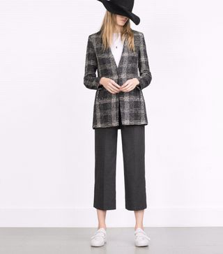 Americana cuadros.Zara