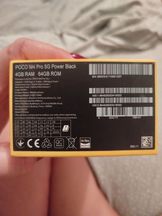 Xiaomi Poco M4 Pro 5G 64GB Nero