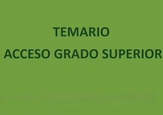 Acceso Grado Superior