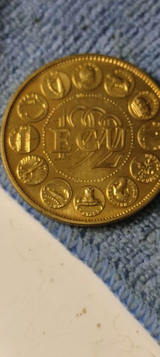 Moneda Grande Europa J. Rodier