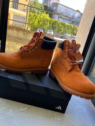 Timberland Stivali Impermeabili Arancioni Nuovi