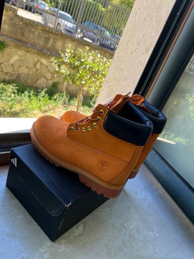 Timberland Stivali Impermeabili Arancioni Nuovi