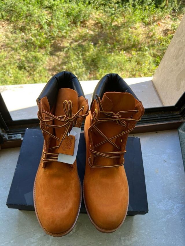 Timberland Stivali Impermeabili Arancioni Nuovi