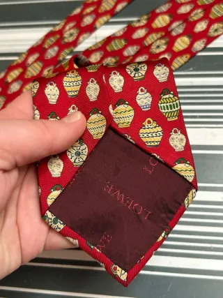 Corbata vintage Loewe Artesania Española