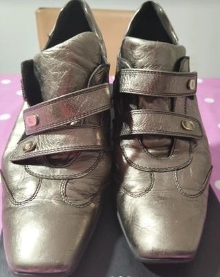Giannini Sneakers in pelle Bronzo Donna