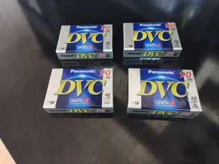 Pack 4 Cintas MiniDV Panasonic DVC Precintadas