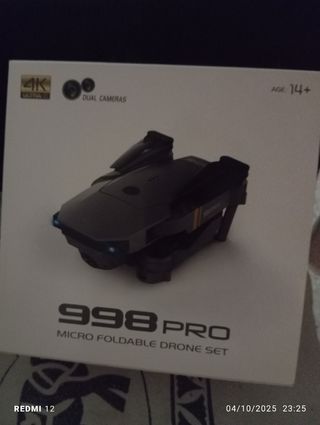 Drone 998 PRO Micro Plegable Dual Cam